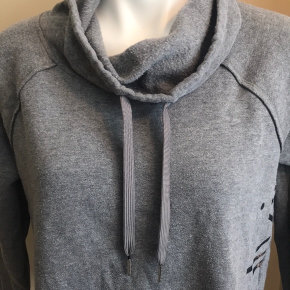 Grey Calvin Klein Cowl Neck Sweatshirt - Picture 3 of 5